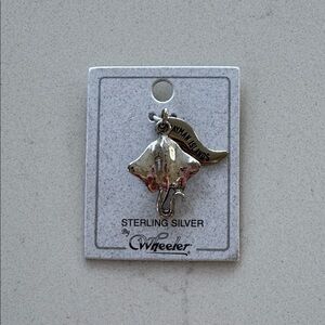 Sterling Silver StingRay Jewlery Charm NWT ✨
